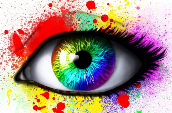 Радужные глаза