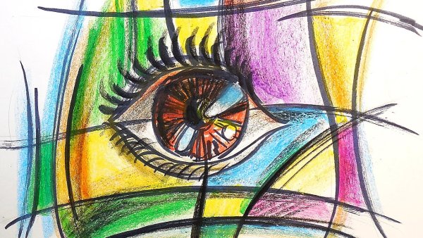 Глаз декоративный рисунок