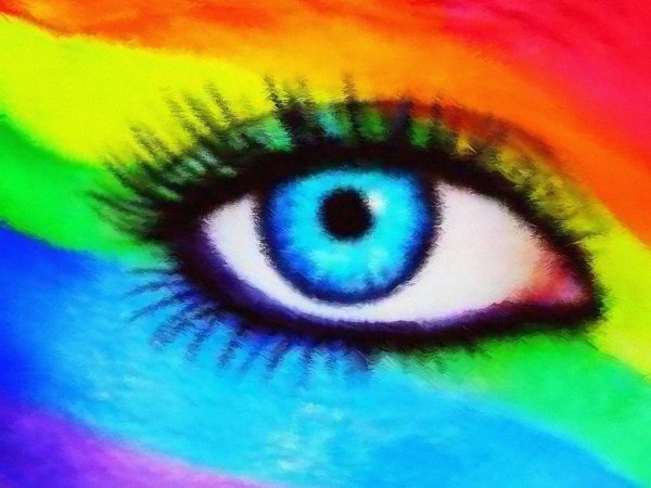 Радужные глаза