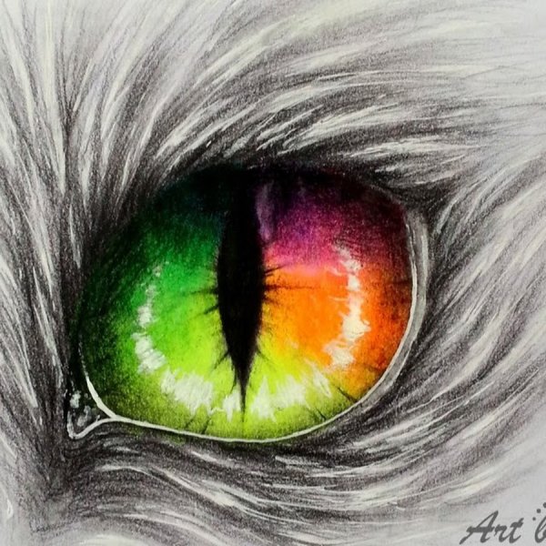 Глаза нарисованные