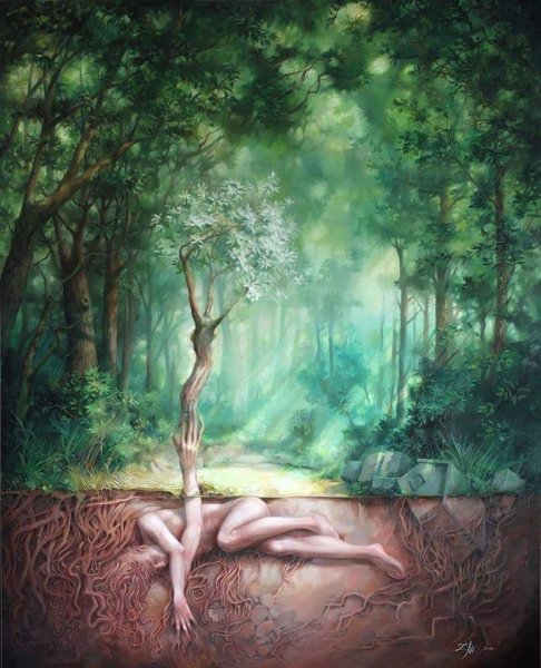 Дерево в виде человека