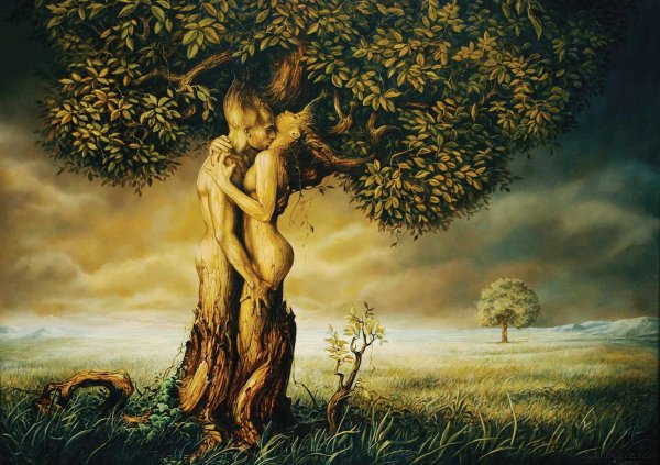 Женщина дерево