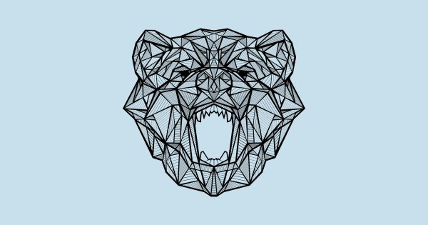 Медведь треугольниками