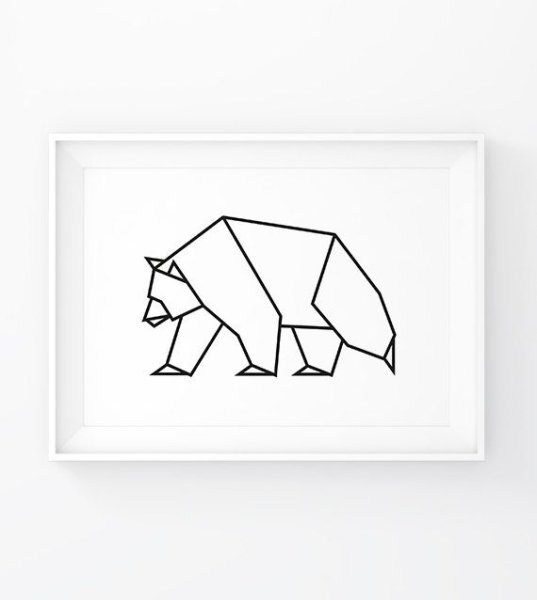 Геометрические животные лёгкие