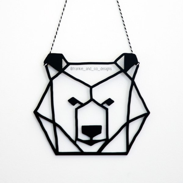 Геометрический медведь