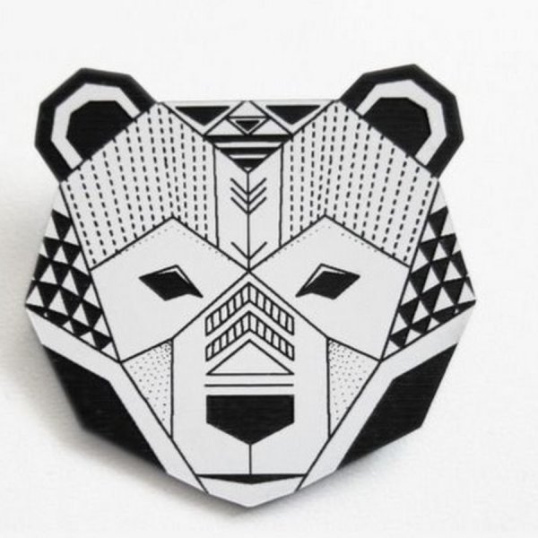 Геометрический медведь