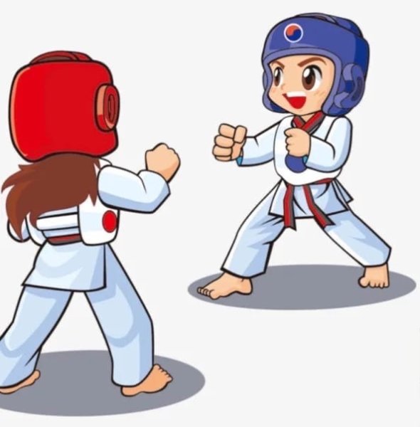 Рукопашный бой мультяшный