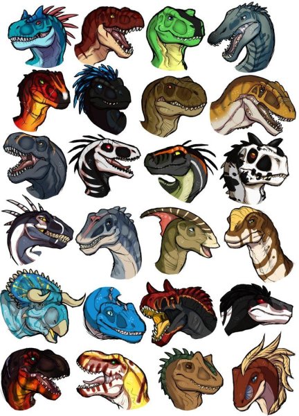 Раптор арт Дино