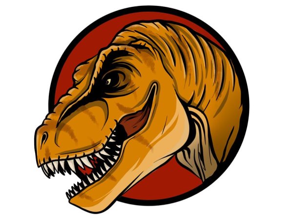 Тиранозавр голова вектор