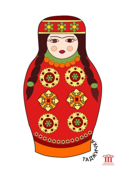 Матрешка в национальном костюме Башкиров