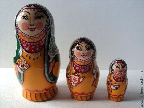 Расписные матрешки башкирка