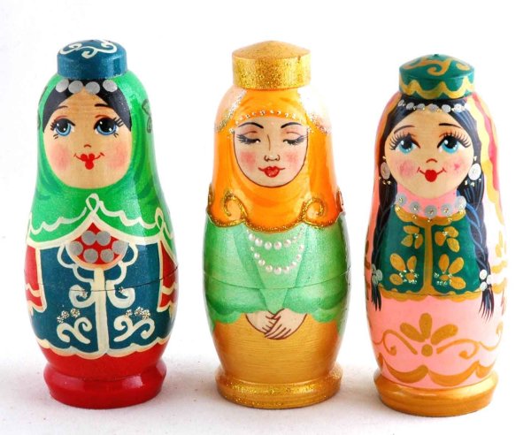Татарская Матрешка роспись