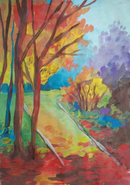 Конкурс рисунков осенняя палитра