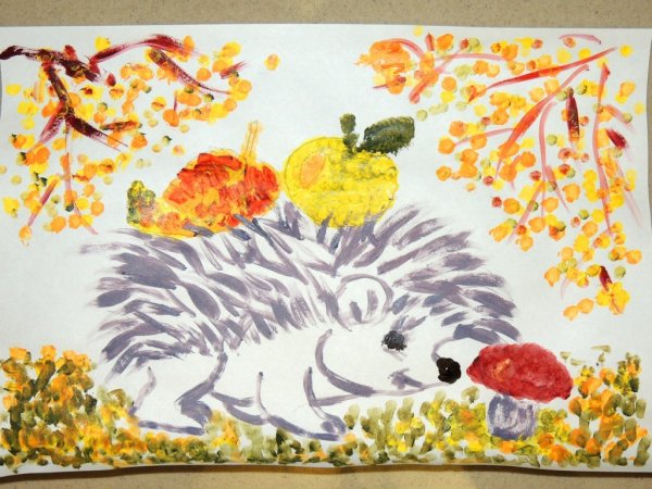 Осенняя палитра рисунок