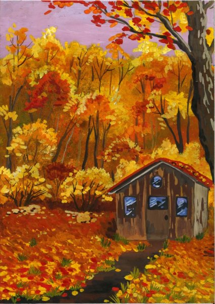 Конкурс палитра осени рисунки