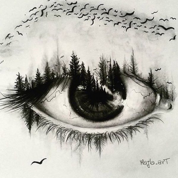 Глаза рисунок