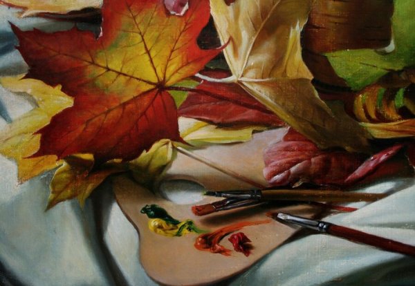 Абстрактная живопись осень