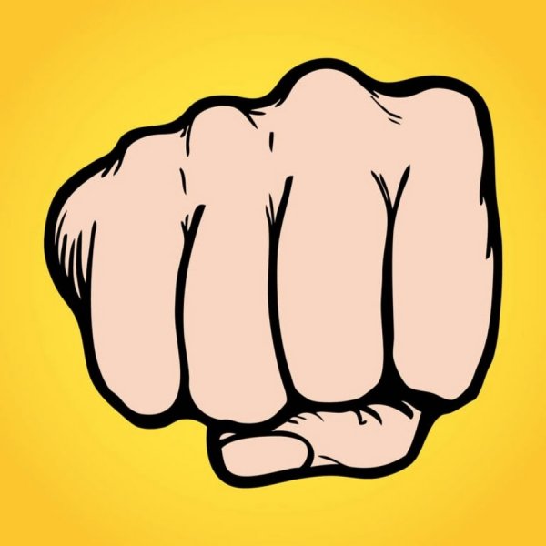 Рука в кулаке сбоку референс