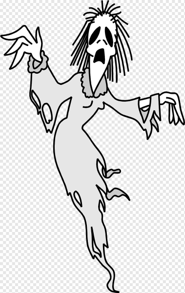 Раскраска призрак