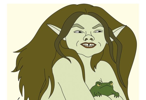 Кикимора рисунок