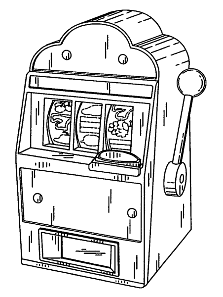 Раскраска игровой автомат