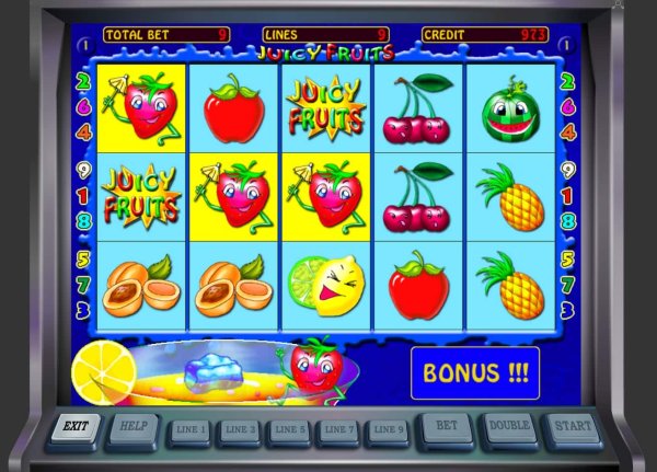 Экран игрового автомата