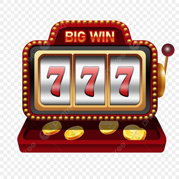 Игровой автомат казино на белом фоне