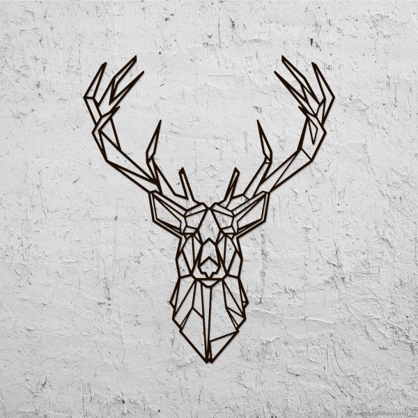 Геометрический олень
