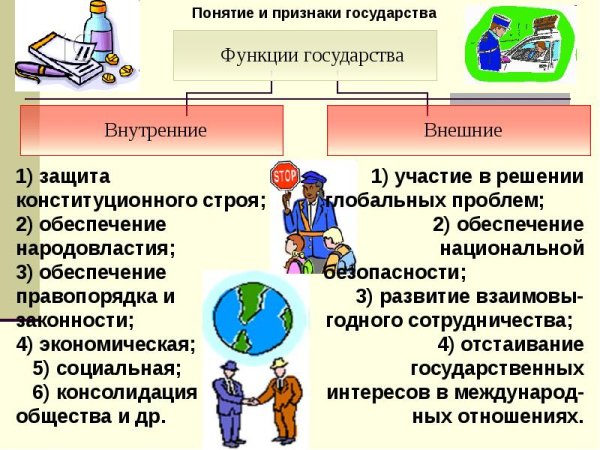 Основными признаками правового государства