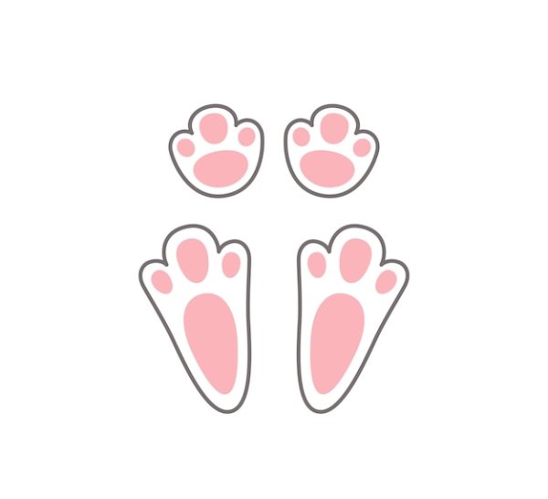 Отпечаток кроличьей лапы