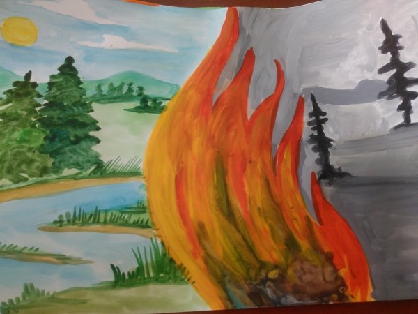 Осторожно огонь