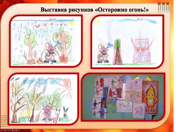 Рисунок осторожно огонь 1 класс