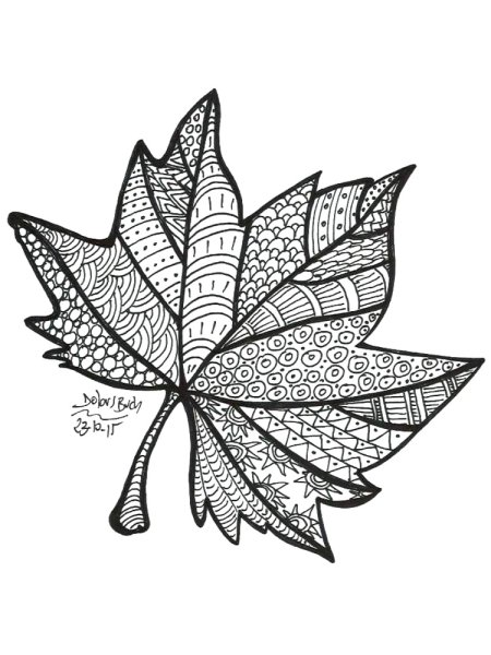 Осенний Зентангл