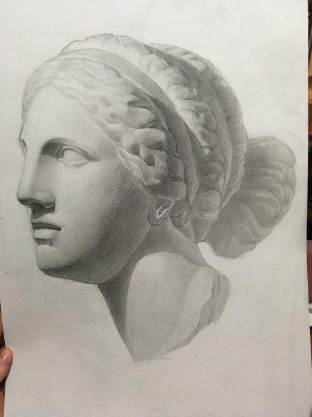 Дорифор гипсовая голова