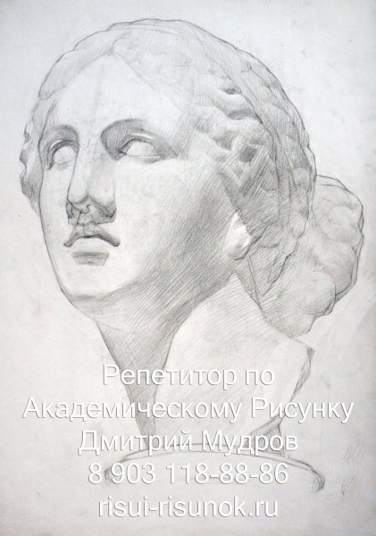 МАРХИ гипсовая голова Венеры