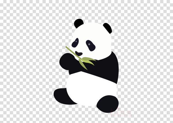 Панда векторное изображение