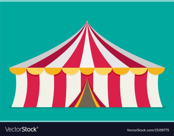 Аппликация шатер цирка