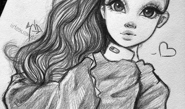Карандашный рисунок Миланы некрасовой