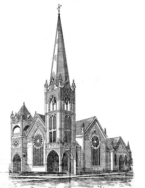 Кирха Святого семейства Калининград рисунок