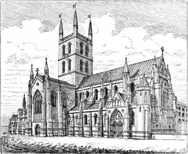 Церковь силуэт