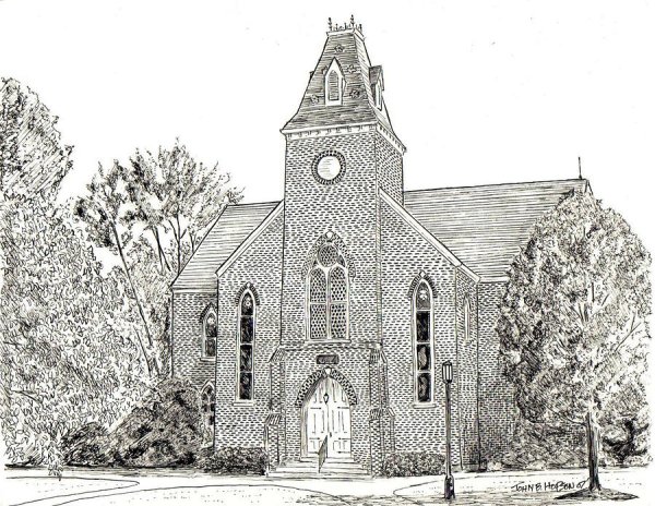 Католическая Церковь рисунок