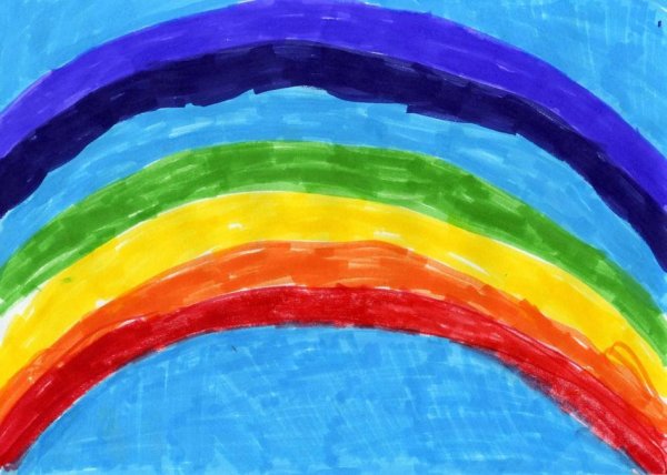 Радуга рисунок