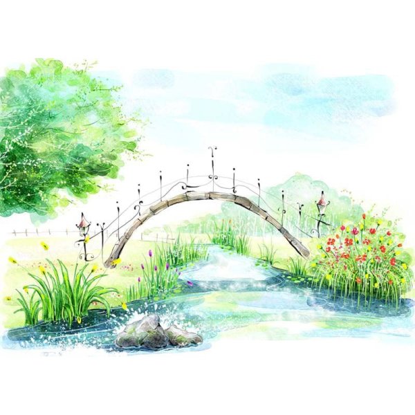 Стилизованный пейзаж