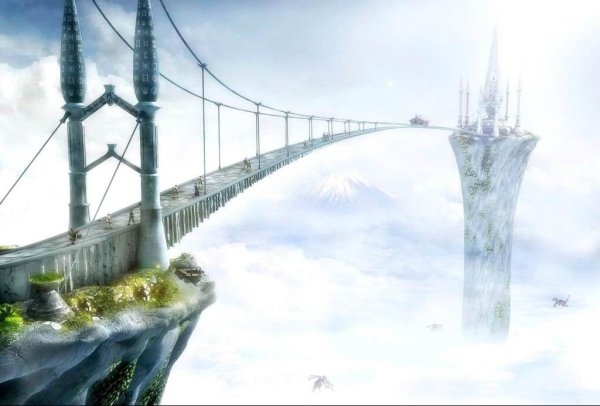 Мостик через реку для детей