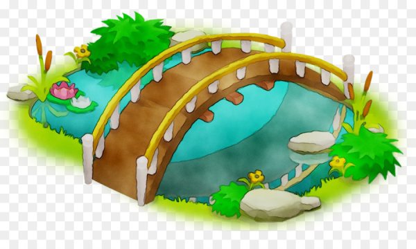 Пейзаж с мостиком