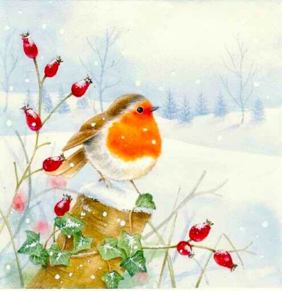 Новогодние птички