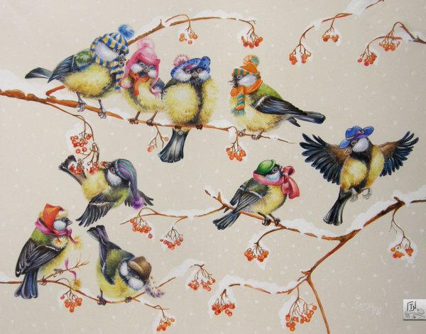 Птица иллюстрация