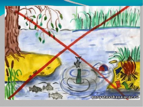 Экологические знаки охраны воды