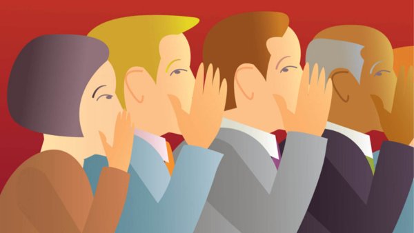 Испорченный телефон карикатура