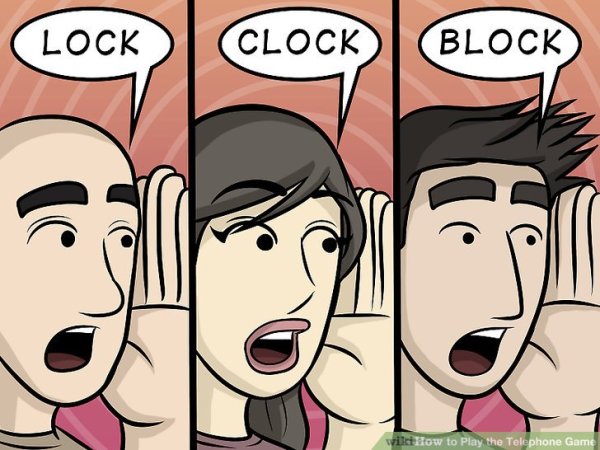 Испорченный телефон игра картинки